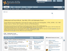 Tablet Screenshot of forum-hilfe.de